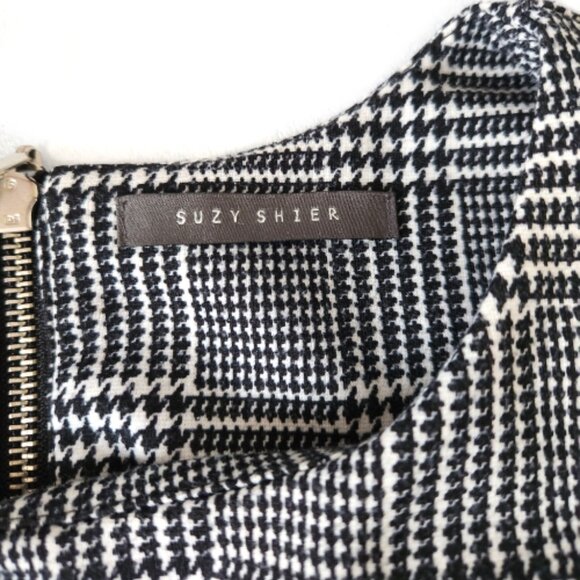 Suzy Shier Houndstooth Bodycon/Sheath Dress Size Large - Picture 3 of 6